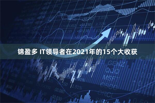 锦盈多 IT领导者在2021年的15个大收获