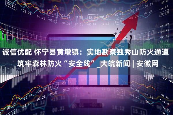 诚信优配 怀宁县黄墩镇：实地勘察独秀山防火通道  筑牢森林防火“安全线”_大皖新闻 | 安徽网