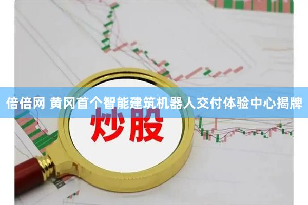 倍倍网 黄冈首个智能建筑机器人交付体验中心揭牌